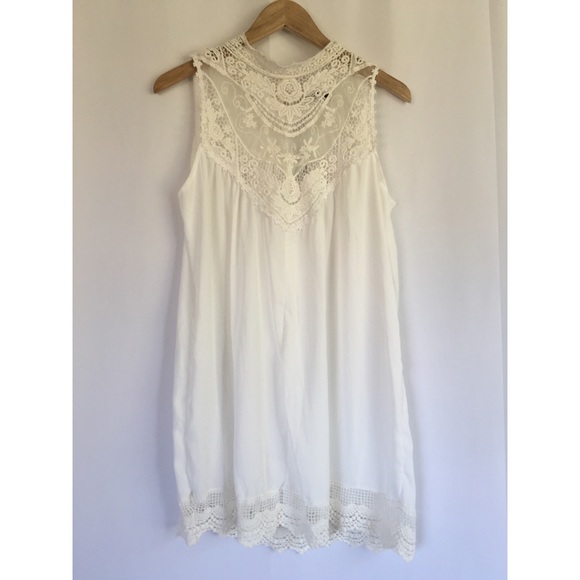 Zanzea Dresses & Skirts - Zanzea Boho Style Lace Sheer Dress